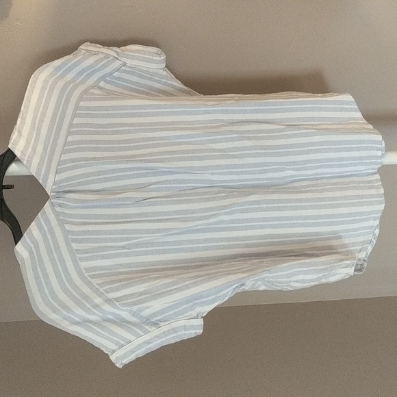 Rails Jeri Holland Stripe linen blend top - Picture 5 of 7